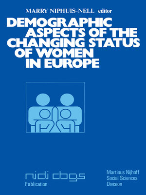 cover image of Demographic aspects of the changing status of women in Europe